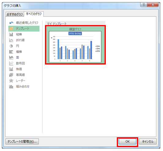 Excelのグラフテンプレートの使い方をマスターするとオリジナルが作れる パソニュー